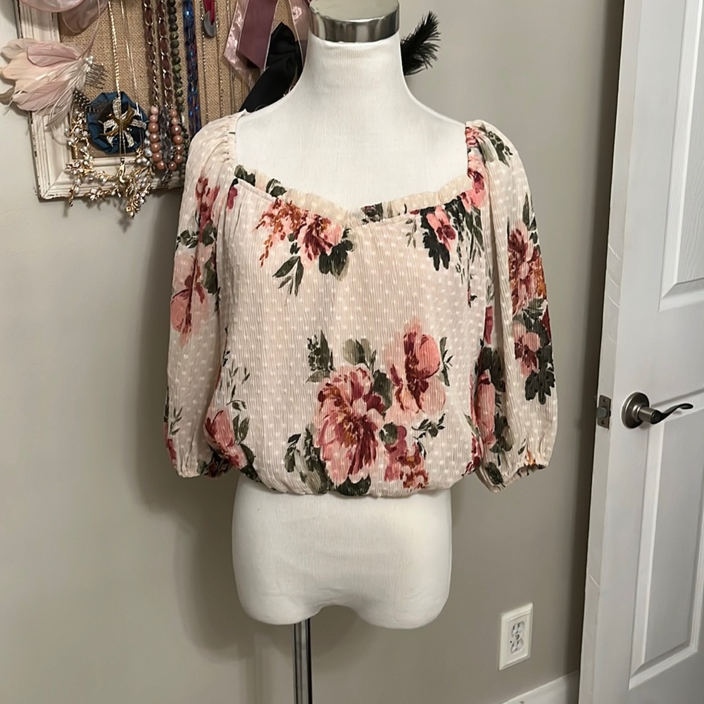 Lush brand floral top
